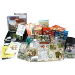 A large quantity of military modelling and wargaming systems including lead soldiers, landscaping,