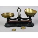 A set of W & T Avery weighing scales.