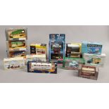 A quantity of boxed Diecast vehicles mostly Corgi examples including classic commercials and James