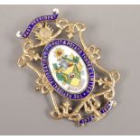 A silver gilt National Federation of Fruit and Potato Trades Limited medal, presented to E. G.