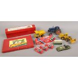 A boxed Meccano set 2, along with a collection of Diecast vehicles to include Chad Valley, Corgi,