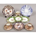 A mixed lot of Royal Crown Derby to include Imari, vine patterns etc.