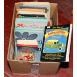 A collection of children's books to include Beano annual, Bunty and Radio Fun, along with a