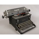 An imperial model 58 typewriter serial number AB3235