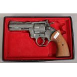 A boxed replica Bruni 380 calibre magnum.