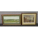 Two framed signed limited edition Sheffield prints one by George Cunningham, Lyceum Theatre the