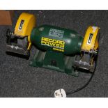 A Record Power SM155 230 volt bench grinder.