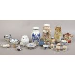 A group of mainly oriental wares to include 19th century Chinese blue and white Noritake etc.