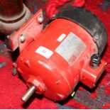 A Brook Crompton 220 volt induction electric motor.