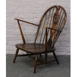 An Ercol Prince of Wales nursing chair.