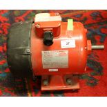 A Brook Crompton 220 volt induction electric motor.