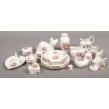 A quantity of Hammersley bone china ornaments, mostly Howard Sprays design.