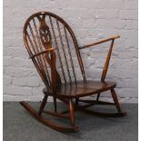 An Ercol Prince of Wales rocking chair.