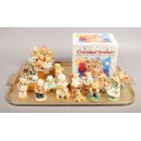 A collection of Cherished Teddies to include teddy group 'celebrate' Winfield and six others along