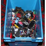 A box of Diecast vehicles to include Matchbox, Corgi, Hot Wheels examples etc.