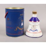 A boxed Wade Bells Whisky decanter commemorative Princess Beatrice's birth. Full and sealed.