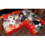 Four boxes of sewing wool.