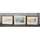 A framed limited edition Judy Boyes print Lakeland bed and breakfast with certificate, along with