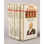 Six pack of five King Edward Invincable Delux cigars.
