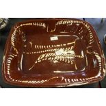 Slipware dish (Wetheriggs)