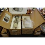 4 boxed Italian figurines