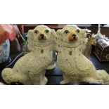 Large pair Staffordshire Dogs