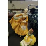 Royal Doulton figure "Kirsty" and picnic (2)