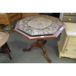 Tilt top tapestry table - Georgian c1800