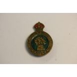 Enamelled Womens Land Army pin badge