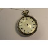 Silver pocket watch, George Wilson Penrith Appleby