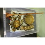 Box of brass/copper and horn