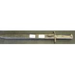 All metal Butcher saw back bayonet, German WWI