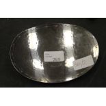 LRI Borrowdale hand beaten stainless steel dish on four feet