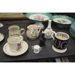 Various pottery, Royal Crown Derby, Emma Bridgewater, etc.