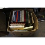 Box of books including Folio Society