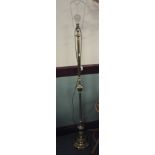 Brass standard lamp