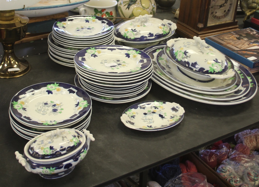 19th Century Ashworth Ironstone dinner service