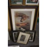 Crawford print 'We Three Kings' and other prints including hunting