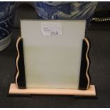 Art Deco pink and black photo frame