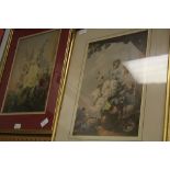 Two mid-19th century George Baxter prints