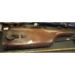 Leg of Mutton leather gun case