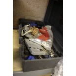 Tool box, tools and electric drill