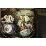 Box of china and glass wares