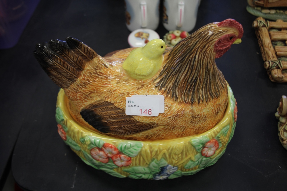 Border Fine Arts hen on nest