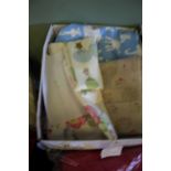 Box of fabrics