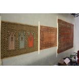 3 Eastern design rugs
