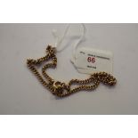 9ct gold chain gross weight 19 grams