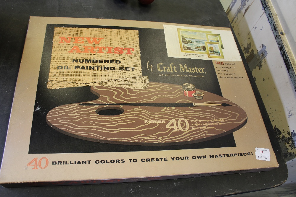 New Artist Numbered Oil Painting Set