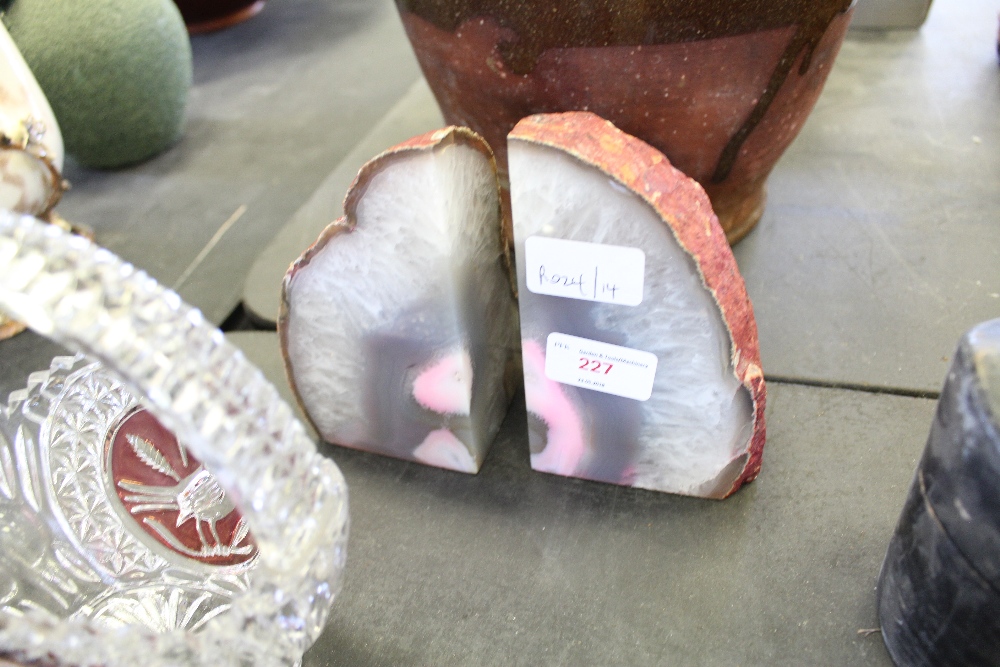 Geode Bookends