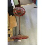 Vintage cart axle